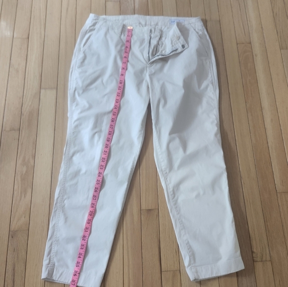 GAP Mid-Rise Downtown Khaki Pants Sz 16 Fall Back To School Teacher Work - Picture 11 of 16